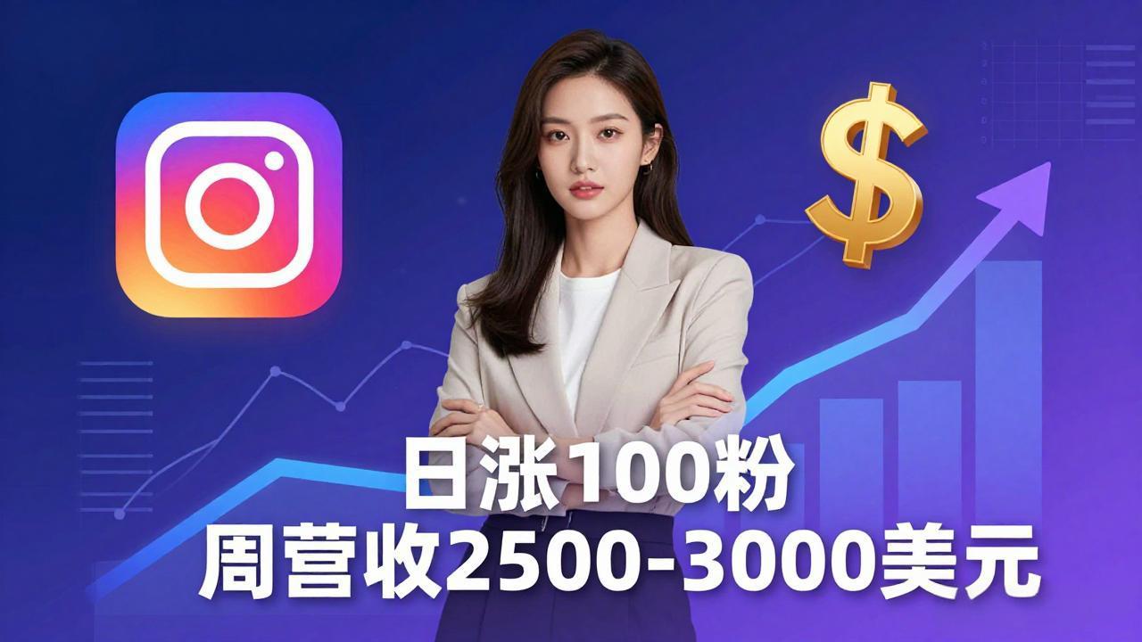 想做数字产品？Sheri亲授：日涨100粉、每周2500至3000美元的营收，Instagram躺着赚-宝藏屋创业网