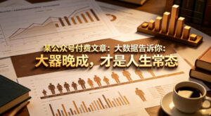 某公众号付费文章：大数据告诉你：大器晚成，才是人生常态-宝藏屋创业网