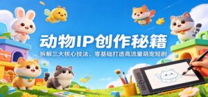 动物IP创作秘籍：拆解三大核心技法，零基础打造高流量萌宠短剧-宝藏屋创业网