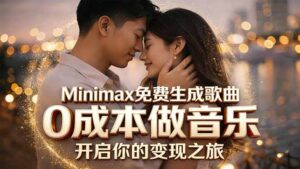 Minimax免费生成歌曲实测！0成本做音乐，说唱流行Lofi一键生成-宝藏屋创业网