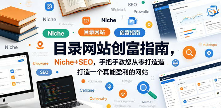 目录网站创富指南，Niche+SEO，手把手教您从零打造打造一个真能盈利的网站【原创双语字幕】-宝藏屋创业网