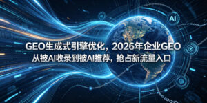 GEO生成式引擎优化，2026年企业GEO从被AI收录到被AI推荐，抢占新流量入口-宝藏屋创业网