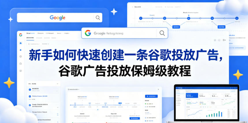 新手如何快速创建一条谷歌投放广告，谷歌广告投放保姆级教程-宝藏屋创业网