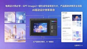 电商设计师必学：GPT-Image2一键生成专业视觉大片，产品图到详情页全流程-宝藏屋创业网