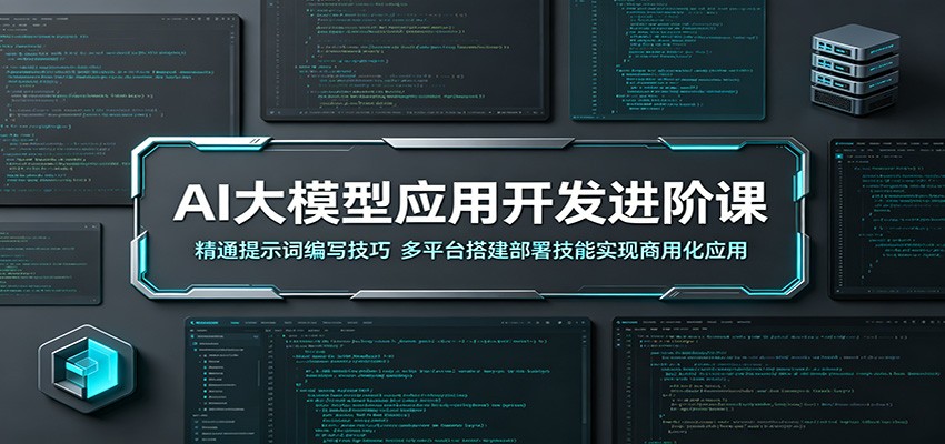 AI大模型应用开发进阶课：精通提示词编写技巧，多平台搭建部署技能实现商用化应用-宝藏屋创业网