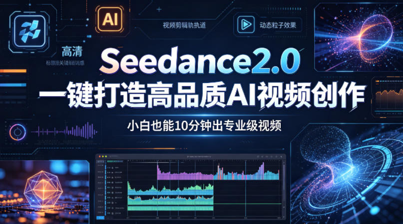 Seedance2.0一键打造高品质AI视频创作，小白也能10分钟出专业级视频-宝藏屋创业网