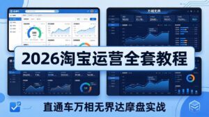 2026淘宝运营全套教程(更新5月3日-宝藏屋创业网