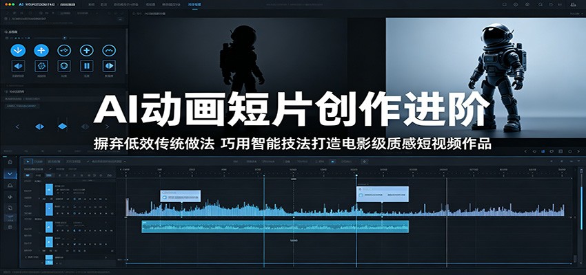 AI动画短片创作进阶：摒弃低效传统做法，巧用智能技法打造电影级质感短视频作品-宝藏屋创业网
