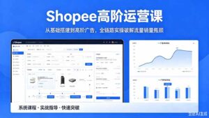 Shopee高阶运营课-2026年5月更新，从基础搭建到高阶广告，全链路实操破解流量销量瓶颈-宝藏屋创业网