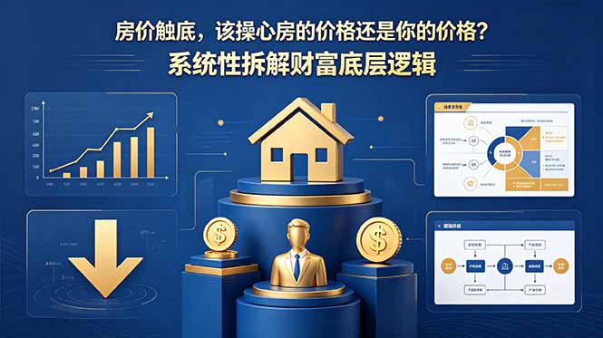 付费文章：房价触底，该操心房的价格还是你的价格？系统性拆解财富底层逻辑-宝藏屋创业网