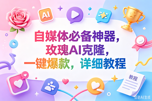 （18648期）玫瑰克隆神器，一键ai，爆款工具，自媒体必备，60多个功能，的详细教程-宝藏屋创业网
