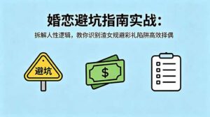 付费文章:婚恋避坑指南实战:拆解人性逻辑,教你识别渣女规避彩礼陷阱高效择偶-宝藏屋创业网