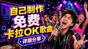 免费卡拉OK歌曲制作全攻略：音轨分离字幕制作，零基础快速做出专业K歌视频-宝藏屋创业网