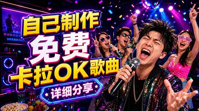 免费卡拉OK歌曲制作全攻略：音轨分离字幕制作，零基础快速做出专业K歌视频-宝藏屋创业网