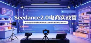 Seedance2.0电商实战营：重构内容创作逻辑，找准高潜力赛道快速拉升店铺GMV-宝藏屋创业网
