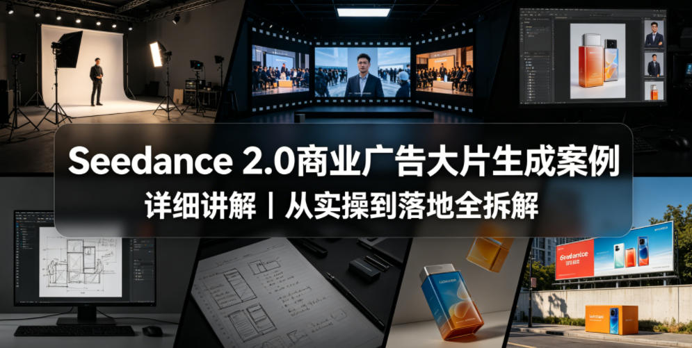 Seedance 2.0商业广告大片生成案例详细讲解｜从实操到落地全拆解-宝藏屋创业网