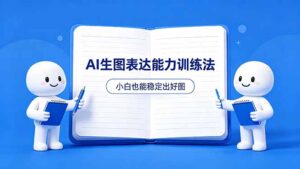 AI生图不是做漂亮图，而是表达能力。这套方法让小白也能稳定出好图-宝藏屋创业网