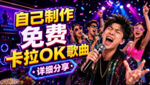 零基础AI制作免费卡拉OK视频教程，从歌曲生成、音轨分离到字幕制作、视频导出，手把手教学-宝藏屋创业网