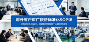 海外客户审厂接待标准化SOP课:规范接待礼仪话术,规避跑单风险拿下大额外贸订单-宝藏屋创业网