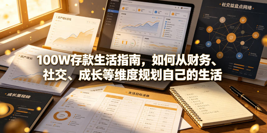 付费文章：100W存款生活指南，如何从财务、社交、成长等维度规划自己的生活-宝藏屋创业网