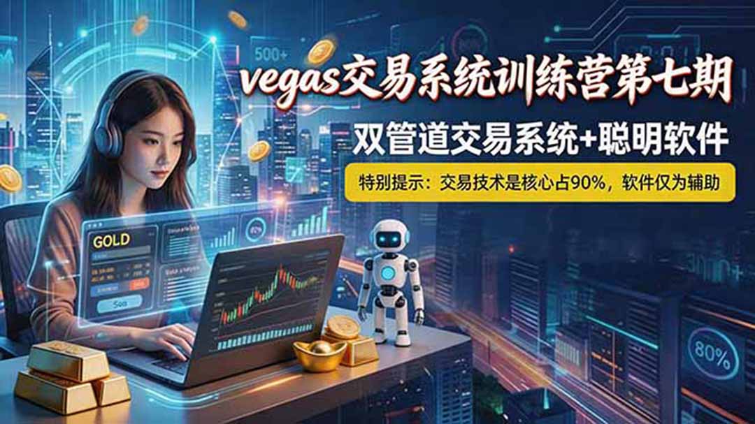 【海外美金AI搬砖】Vegas交易技术+聪明软件， 黄金期货日赚50-1000U， 长期稳定，小白轻松上手-宝藏屋创业网