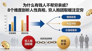 付费文章：为什么有钱人不帮穷亲戚？8个维度剖析人性真相，穷人抱团取暖注定穷-宝藏屋创业网