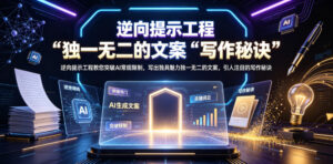 逆向提示工程教您突破AI常规限制，写出独具魅力独一无二的文案，引人注目的写作秘诀【原创双语字幕】-宝藏屋创业网