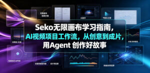 Seko无限画布学习指南，AI视频项目工作流，从创意到成片，用Agent 创作好故事-宝藏屋创业网