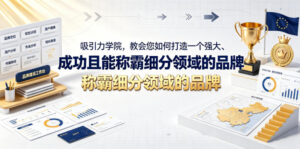 吸引力学院，教会您如何打造一个强大、成功且能称霸细分领域的品牌！【原创双语字幕】-宝藏屋创业网