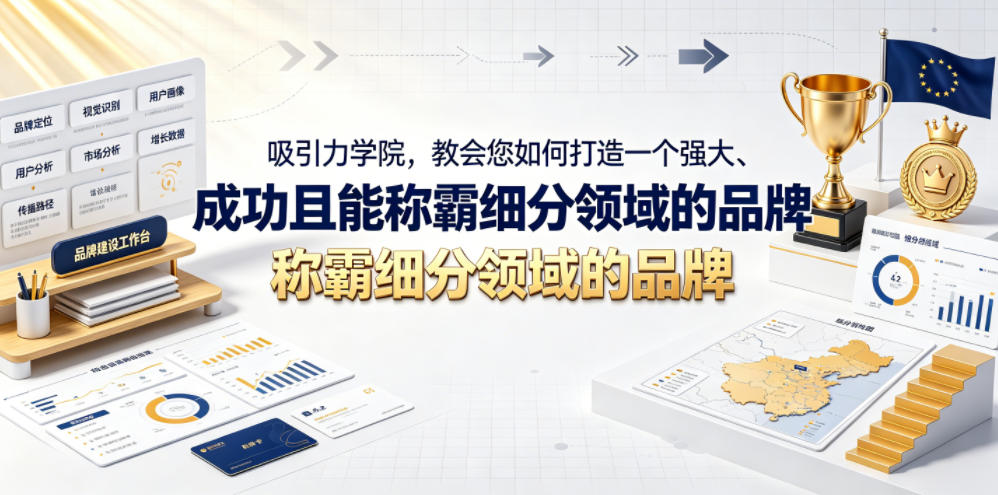 吸引力学院，教会您如何打造一个强大、成功且能称霸细分领域的品牌！【原创双语字幕】-宝藏屋创业网