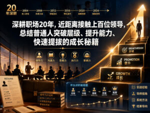 付费文章:深耕职场20年,近距离接触上百位领导,总结普通人突破层级、提升能力、快速提拔的成长秘籍(全网独家干货)-宝藏屋创业网