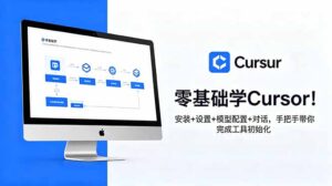 零基础学Cursor!安装+设置+模型配置+对话,手把手带你完成工具初始化-宝藏屋创业网