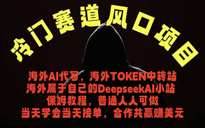 冷门赛道风口项目 海外AI代写！0成本运作完全免费！当天注册当天接单，接单接到手抽筋，无脑…-宝藏屋创业网