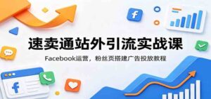速卖通站外引流实战课:Facebook运营,粉丝页搭建广告投放教程-宝藏屋创业网