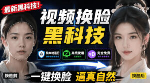 AI人工智能如此夸张?一键视频换Lian黑科技,纯本地离线运行,本地视频换Lian娱乐工具,AI FaceSwap-宝藏屋创业网