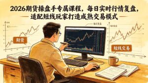 2026期货操盘手专属课程-更新6月,每日实时行情复盘,适配短线玩家打造成熟交易模式-宝藏屋创业网