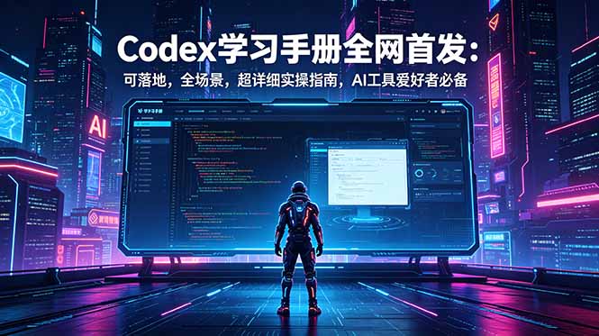 Codex学习手册全网首发：可落地，全场景，超详细实操指南，AI工具爱好者必备-宝藏屋创业网