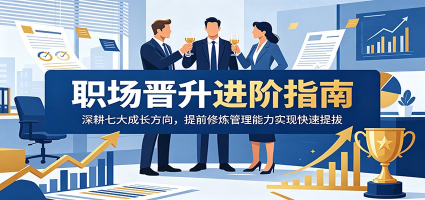 职场晋升进阶指南：深耕七大成长方向，提前修炼管理能力实现快速提拔-宝藏屋创业网