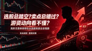 选股总踏空?卖点总错过?游资动向看不懂?高阶交易体系帮你从选股到卖出全链路(更新6月-宝藏屋创业网