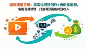 爆款流量系统:病毒式视频创作+自动化盈利,告别盲目试错,打造可预期的稳定收入-宝藏屋创业网