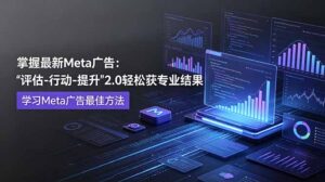掌握最新的Meta广告,通过“评估-行动-提升”2.0版本轻松获得专业级结果。学习目前学习Meta广告的最佳方法-宝藏屋创业网