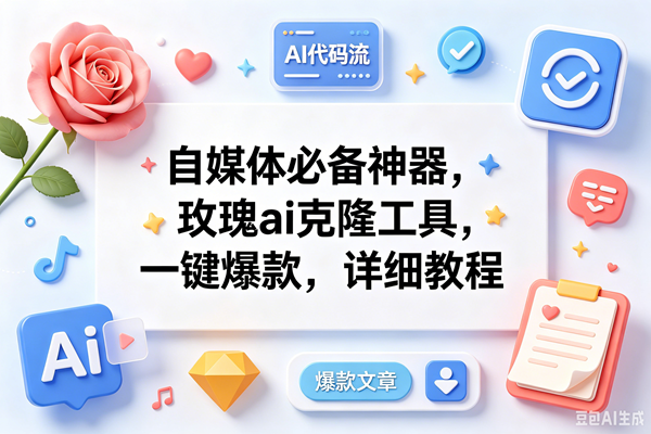 (18882期)玫瑰克隆ai工具,一键爆款ai工具,自媒体必备神器,50多个功能,详细教程 (18882期)玫瑰克隆ai工具,一键爆款ai工具,自媒体必备神器,50多个功能,详细教程