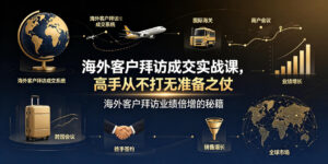 海外客户拜访成交实战课,高手从不打无准备之仗,海外客户拜访业绩倍增的秘籍-宝藏屋创业网