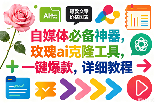 （18794期）玫瑰克隆，一键爆款ai工具，自媒体必备神器，50多个功能，详细教程-宝藏屋创业网
