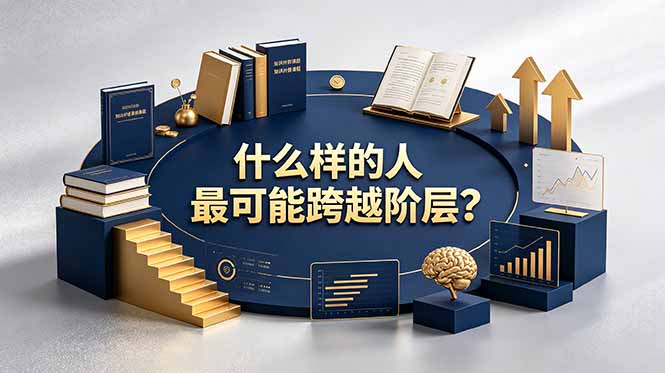 付费文章：什么样的人最可能跨越阶层？具备这五种特质，普通人也能顺利跨越阶层-宝藏屋创业网