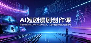 AI短剧漫剧创作课：玩转Seedance2.0与 Sora2两大工具，从剧本制图到商业片完整落地-宝藏屋创业网