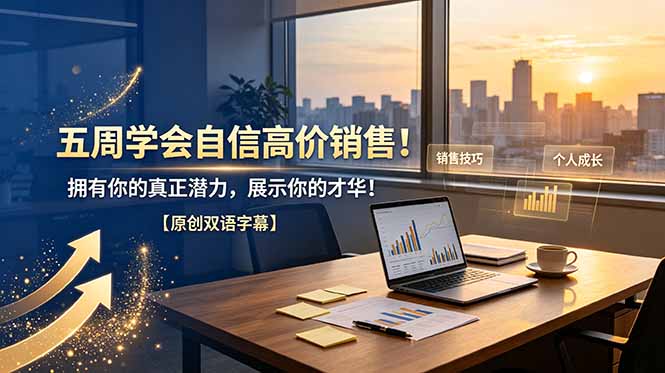 五周学会自信高价销售！拥有你的真正潜力，展示你的才华！【原创双语字幕】-宝藏屋创业网