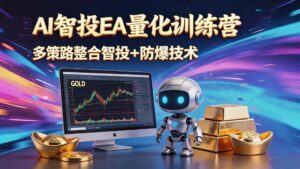 AI智投EA量化运营技术,自动化黄金操盘技术,小白也可以轻松上手日入1000+-宝藏屋创业网