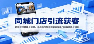 同城门店引流获客:依托短视频线上流量,低成本引导客源到店实现门店客流稳步增长-宝藏屋创业网