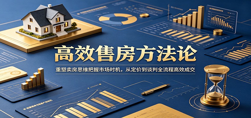 高效售房方法论:重塑卖房思维把握市场时机,从定价到谈判全流程高效成交 高效售房方法论:重塑卖房思维把握市场时机,从定价到谈判全流程高效成交